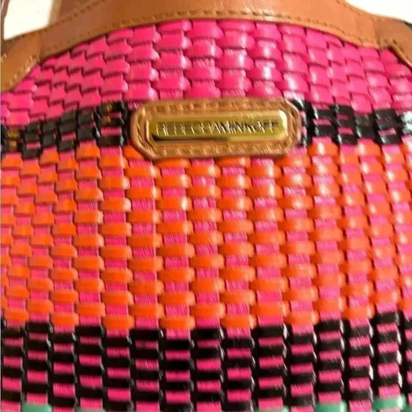 Rebecca minkoff toki multi colored bold tote handbag - Picture 4 of 11